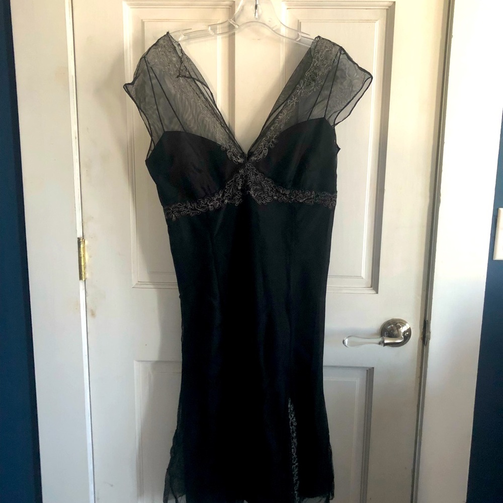 London Times Black Cocktail Dress